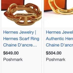 Hermes scarf ring